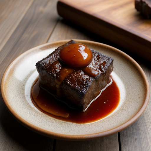 Short Beef Ribs With Pioneer BBQ Sauce recipe image