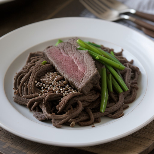Shredded Beef With Sesame Seeds recipe image