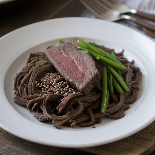 Shredded Beef With Sesame Seeds recipe image