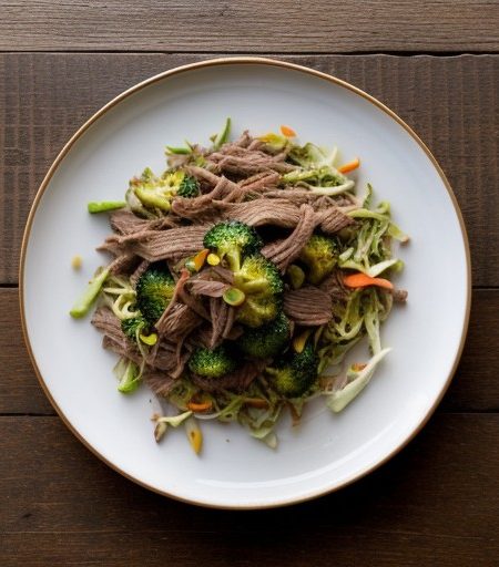 Shredded Beef and Broccoli Stir-Fry (2 PTS recipe image