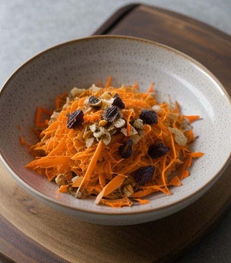 Shredded Carrot & Raisin Salad recipe image