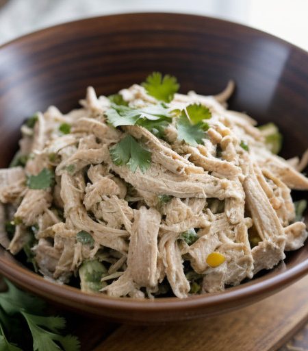 Shredded Chicken Salad With Cilantro recipe image