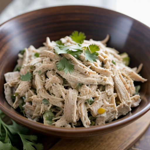 Shredded Chicken Salad With Cilantro recipe image