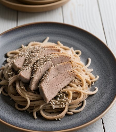 Shredded Chicken With Sesame Seeds recipe image
