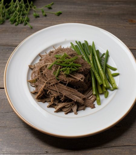 Shredded Pork With Yellow Chives recipe image