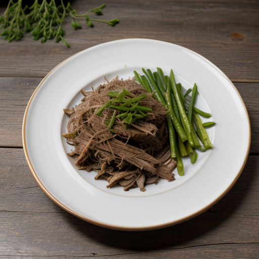 Shredded Pork With Yellow Chives recipe image