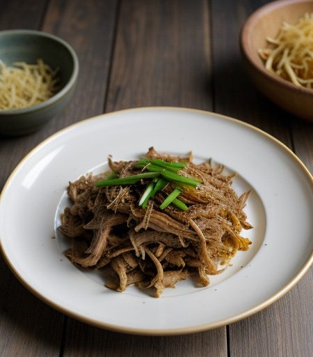Shredded Pork With Yellow Chives recipe image