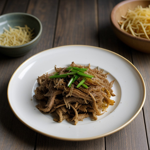 Shredded Pork With Yellow Chives recipe image