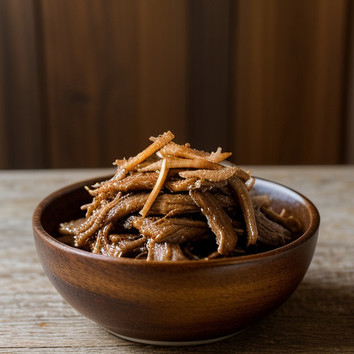 Shredded Pork With Yu Shon Sauce recipe image
