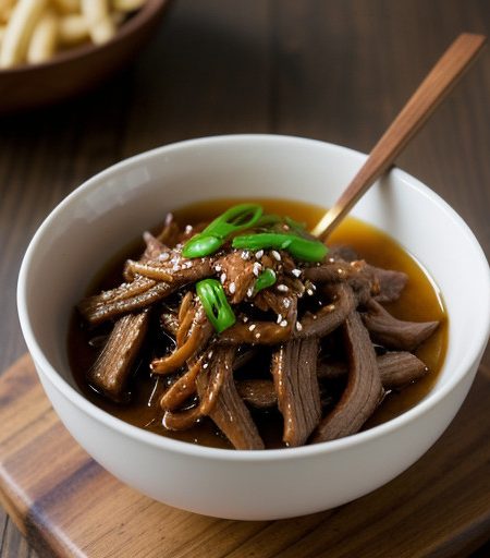 Shredded Pork With Yu Shon Sauce recipe image