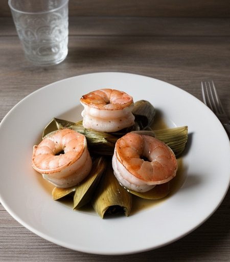 Shrimp & Artichoke Hearts San Benedetto Style recipe image