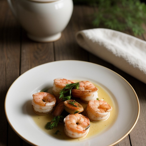 Shrimp Au Courvoisier recipe image