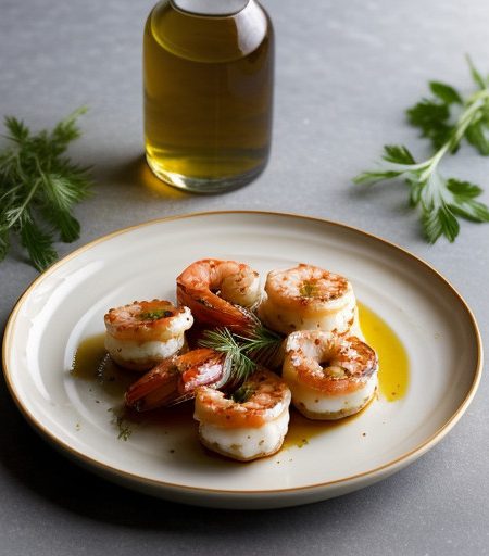 Shrimp Baked With Feta Ouzo & Cognac recipe image