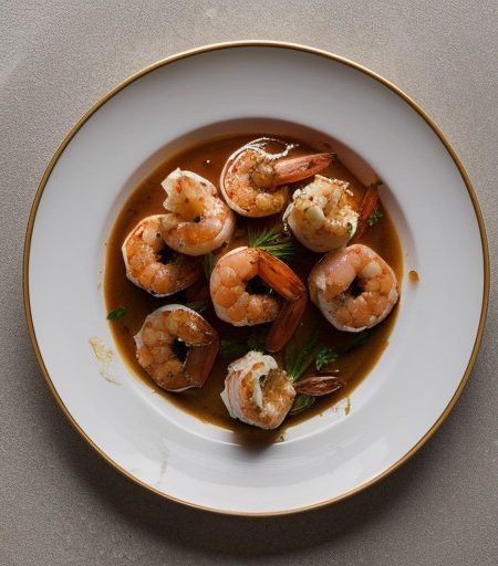 Shrimp Baked With Feta~ Ouzo & Cognac recipe image