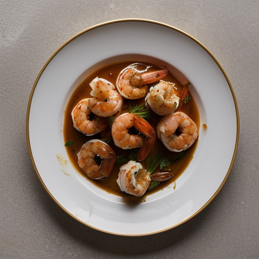 Shrimp Baked With Feta~ Ouzo & Cognac recipe image
