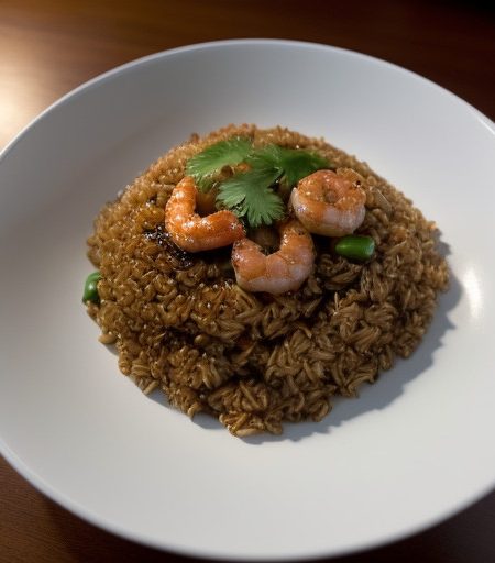 Shrimp & Barbecued Pork Fried Rice recipe image