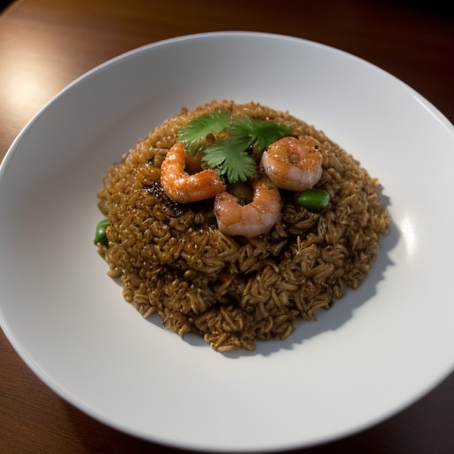 Shrimp & Barbecued Pork Fried Rice recipe image