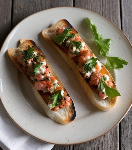 Shrimp Bruschetta for Two recipe image