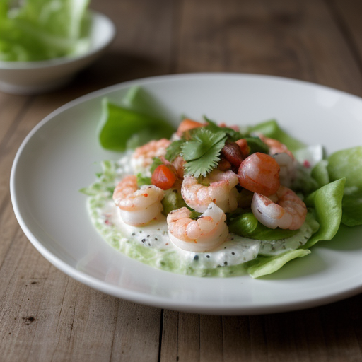 Shrimp Ceviche With Creme Fraiche recipe image