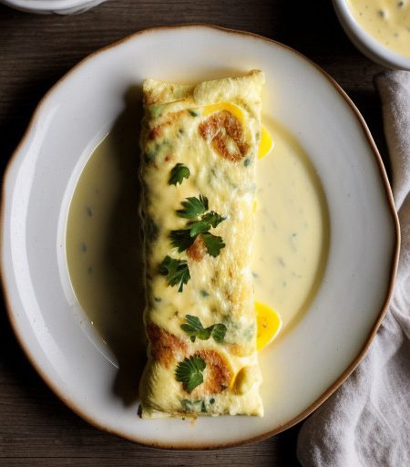 Shrimp & Cheese Omelet recipe image
