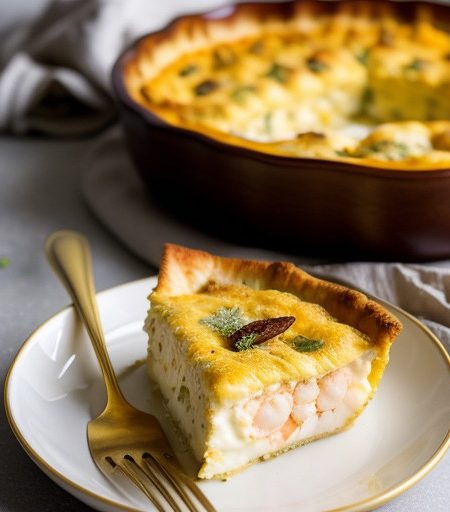Shrimp-Cheese Strata recipe image