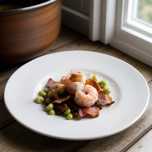 Shrimp Chicken & Bacon in a Pot recipe image