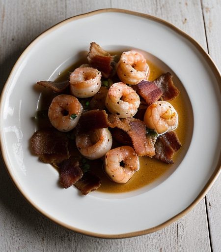 Shrimp~ Chicken & Bacon in a Pot recipe image