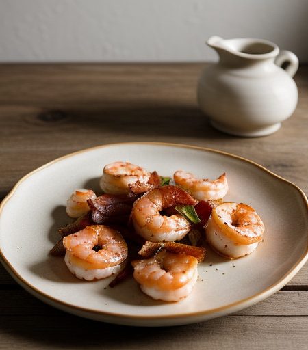 Shrimp Chicken and Bacon recipe image