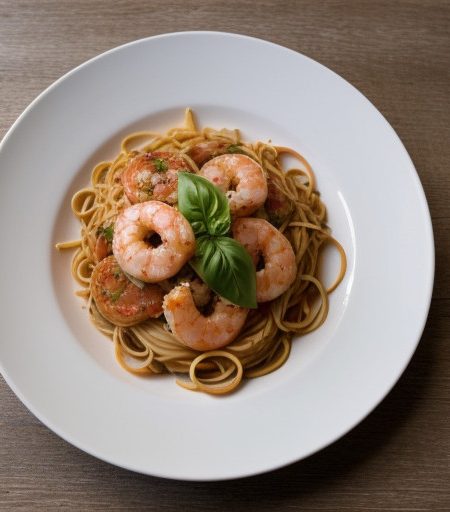Shrimp & Crab Spaghetti recipe image