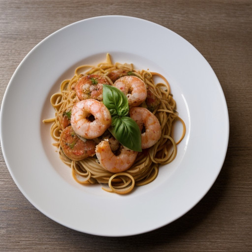 Shrimp & Crab Spaghetti recipe image