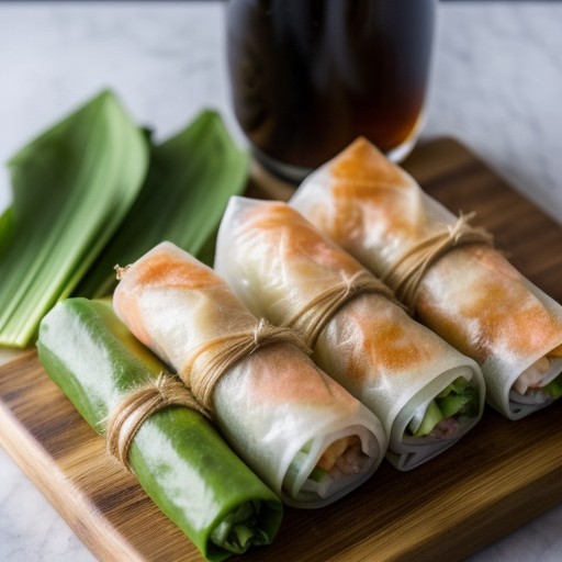Shrimp Crystal Spring Rolls (Banh Cuon Tom Viet Nam Pt. recipe image