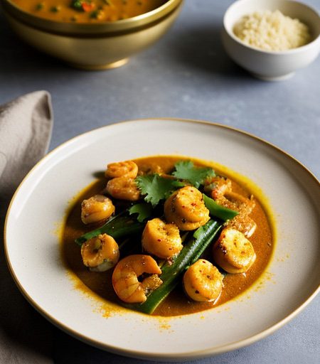 Shrimp Curry - Quick and Easy Diabetic Menus recipe image