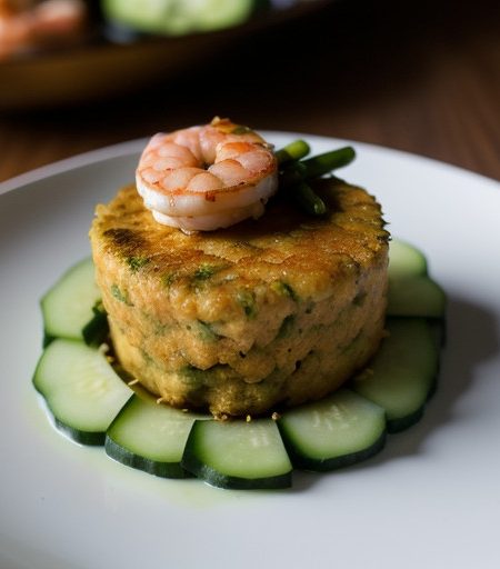 Shrimp & Fish Cakes (Tod Mon With Cucumber recipe image