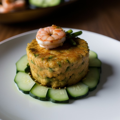 Shrimp & Fish Cakes (Tod Mon With Cucumber recipe image