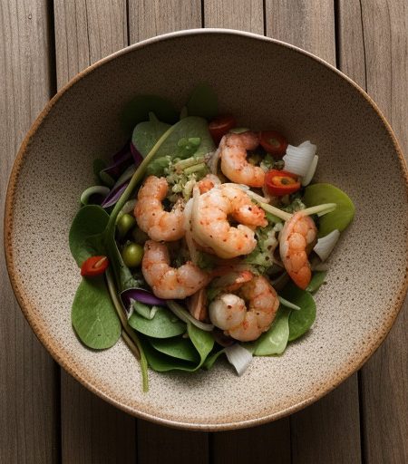 Shrimp & Jicama Salad With Chile Vinegar recipe image