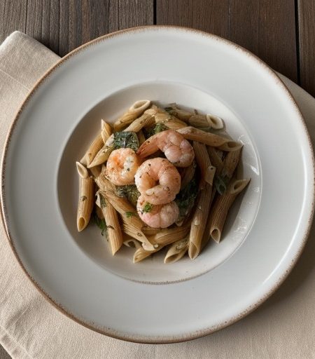 Shrimp & Penne Pasta recipe image