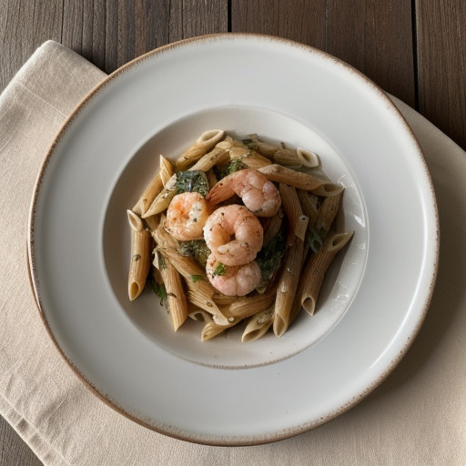 Shrimp & Penne Pasta recipe image