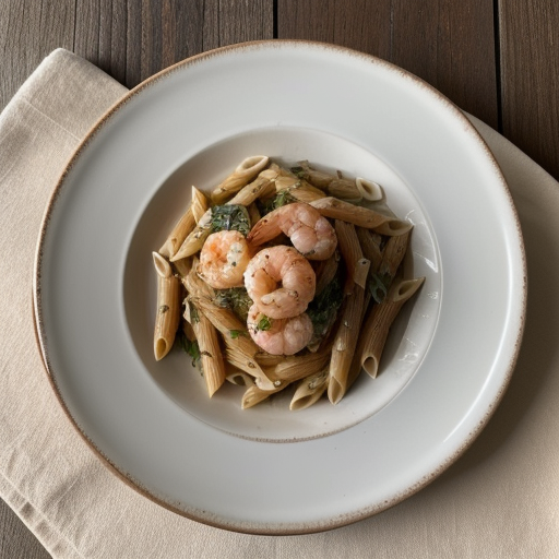 Shrimp & Penne Pasta recipe image