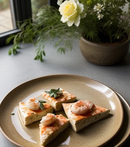 Shrimp Pizza Wedges recipe image