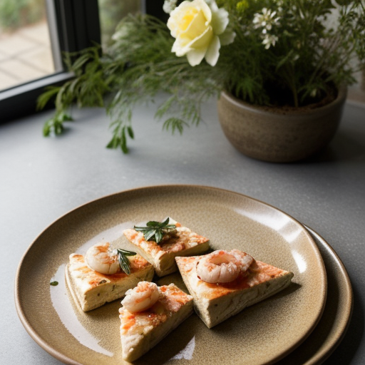 Shrimp Pizza Wedges recipe image