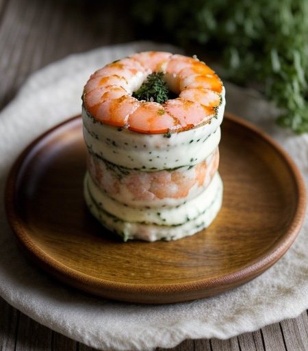 Shrimp Roulade With Tequila Lime Relish recipe image