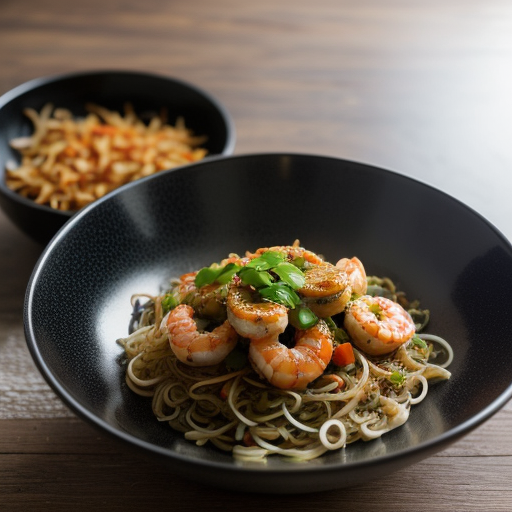 Shrimp Sauce Mixed Vegetables & Shredded Chic recipe image