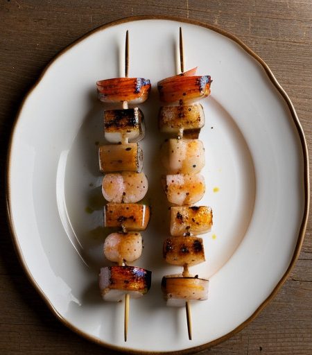 Shrimp & Scallop Kabobs recipe image