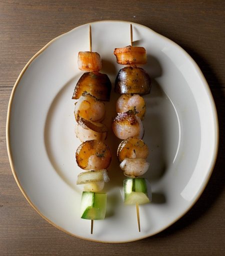 Shrimp & Scallop Kabobs From Fred Goslin recipe image