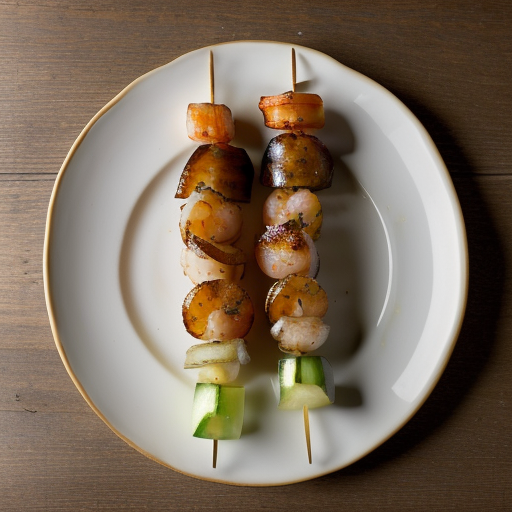 Shrimp & Scallop Kabobs From Fred Goslin recipe image