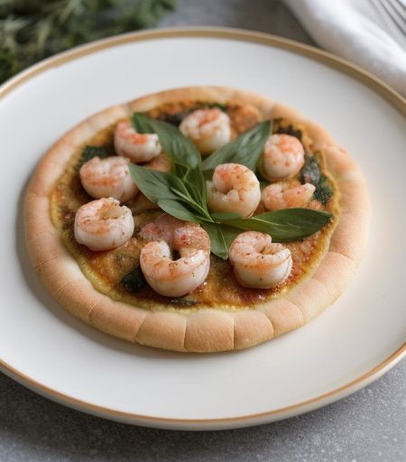 Shrimp & Scallop Pizza recipe image