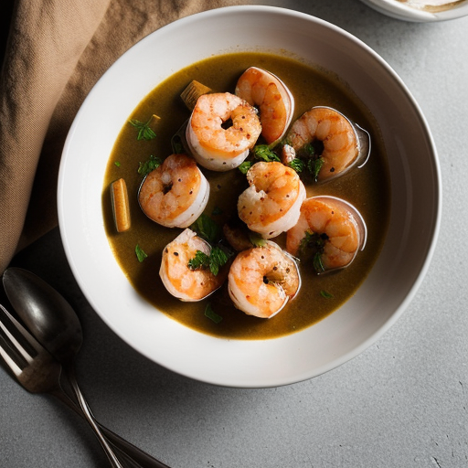 Shrimp & Scallops in Wine Sauce recipe image