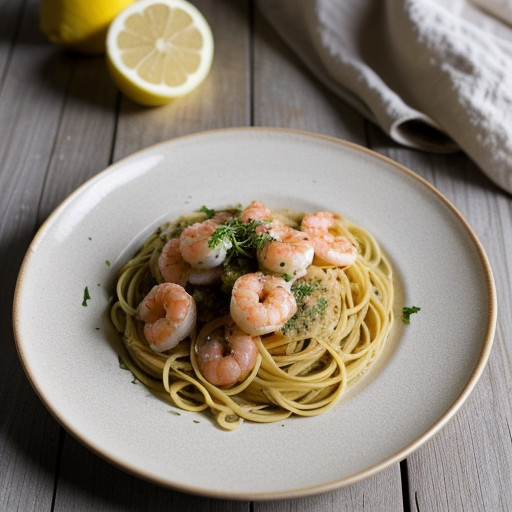 Shrimp Scampi (Microwave recipe image