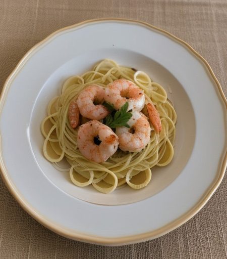 Shrimp Scampi/Ritz Crackers. recipe image