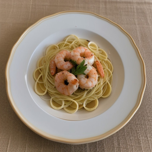 Shrimp Scampi/Ritz Crackers. recipe image